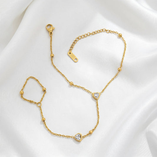 Diamond Heart White Anja