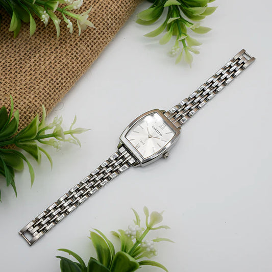 Vintage Style Silver Mesh Bracelet Watch