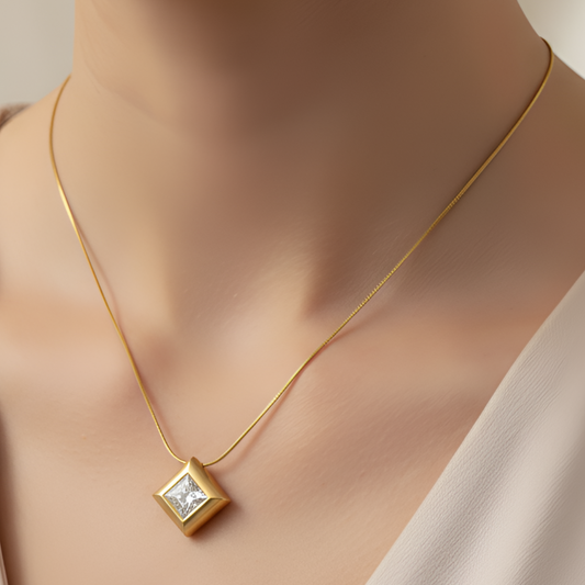 Diamond Bazel Pendant
