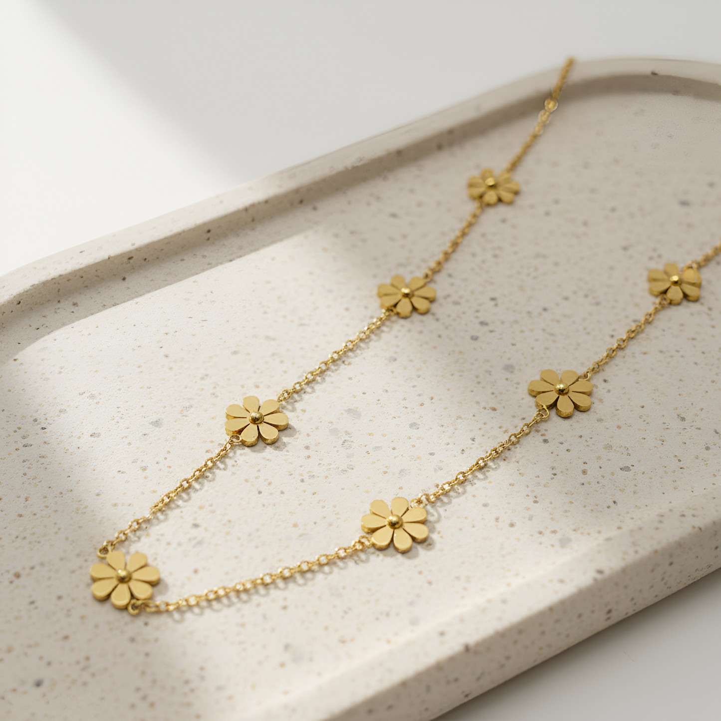 Golden Petal Necklace
