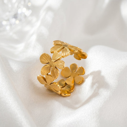 Blossom Wreath Ring - Adjustable
