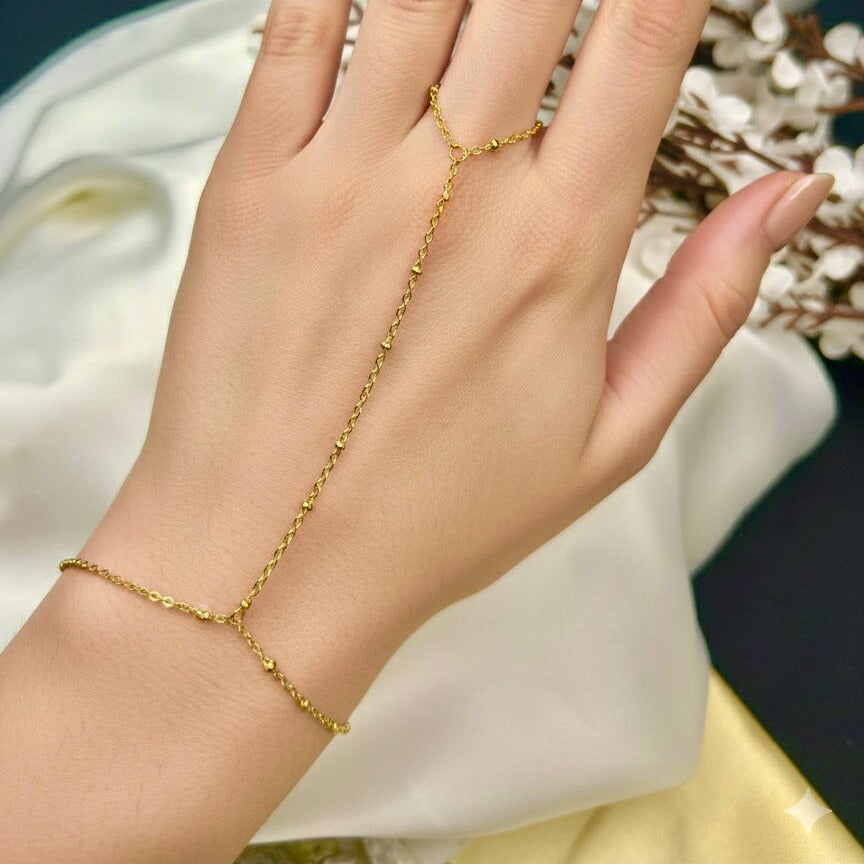 Anja Ring + Bracelet Chain