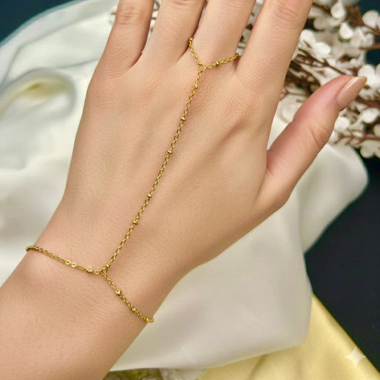 Anja Ring + Bracelet Chain