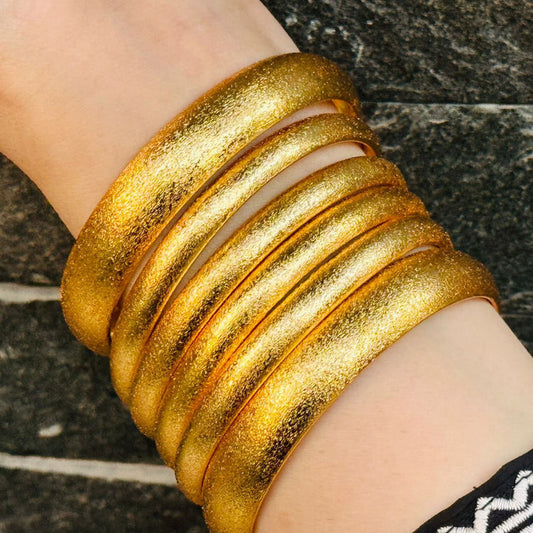 Most Trendy Luminous Design 6pc Bangle Set for Girls/Women