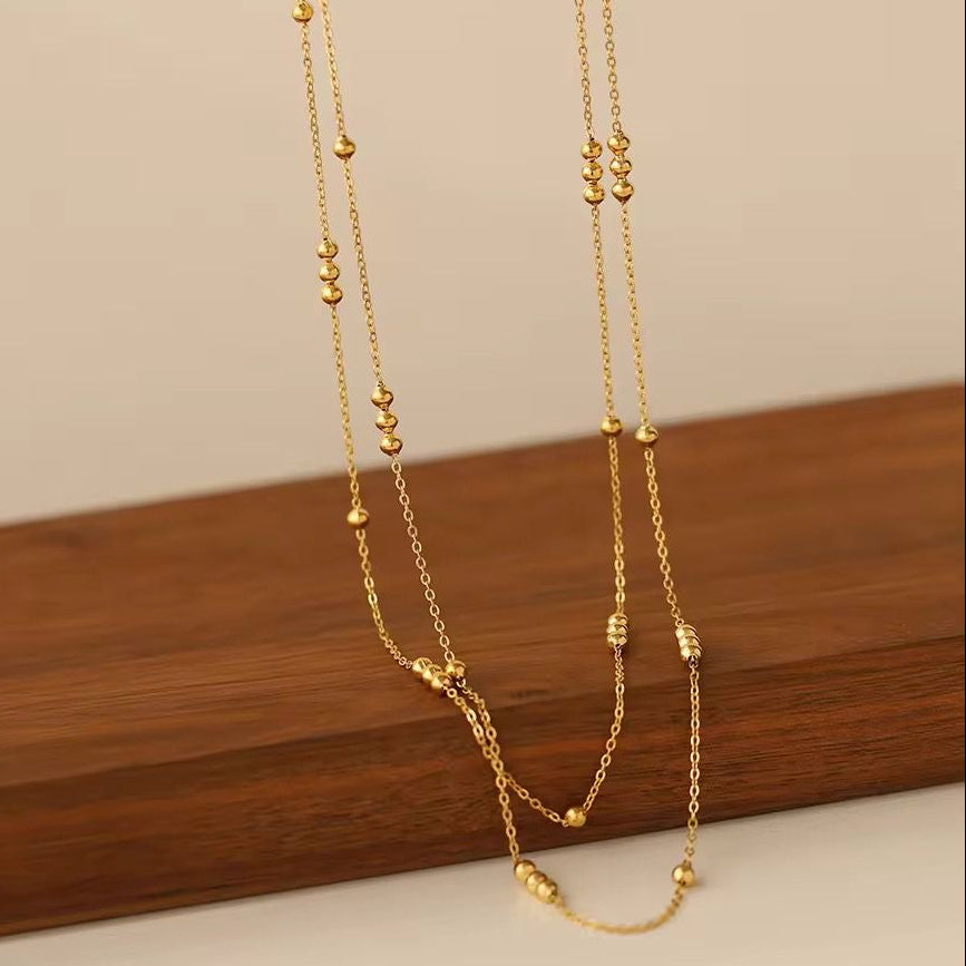 2 ROWS DORIKA BULK NECKLACE