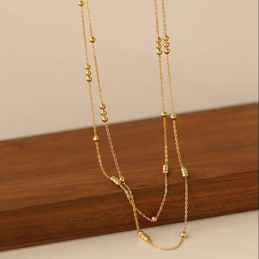 2 ROWS DORIKA BULK NECKLACE