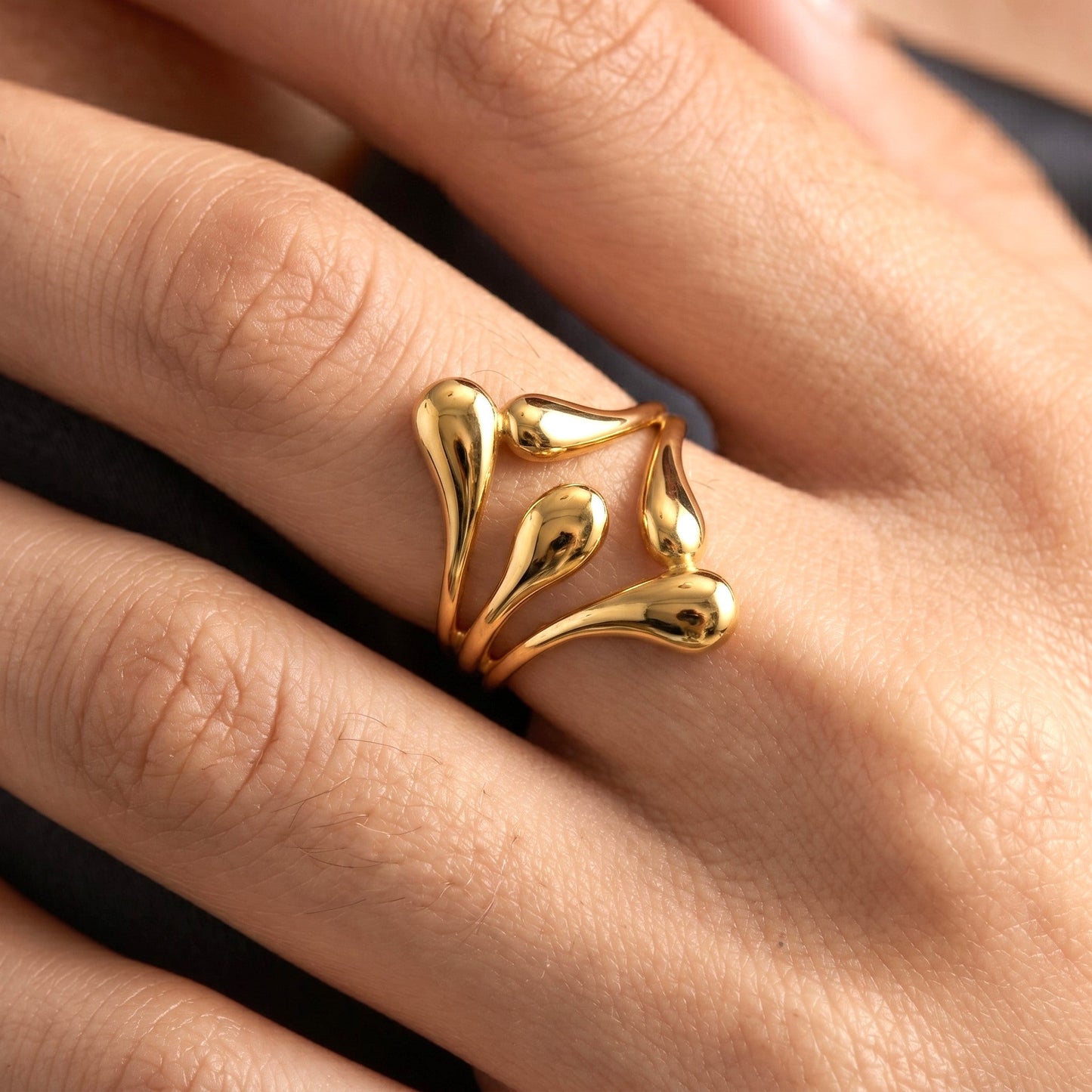 Ethereal Drop Ring - Adjustable
