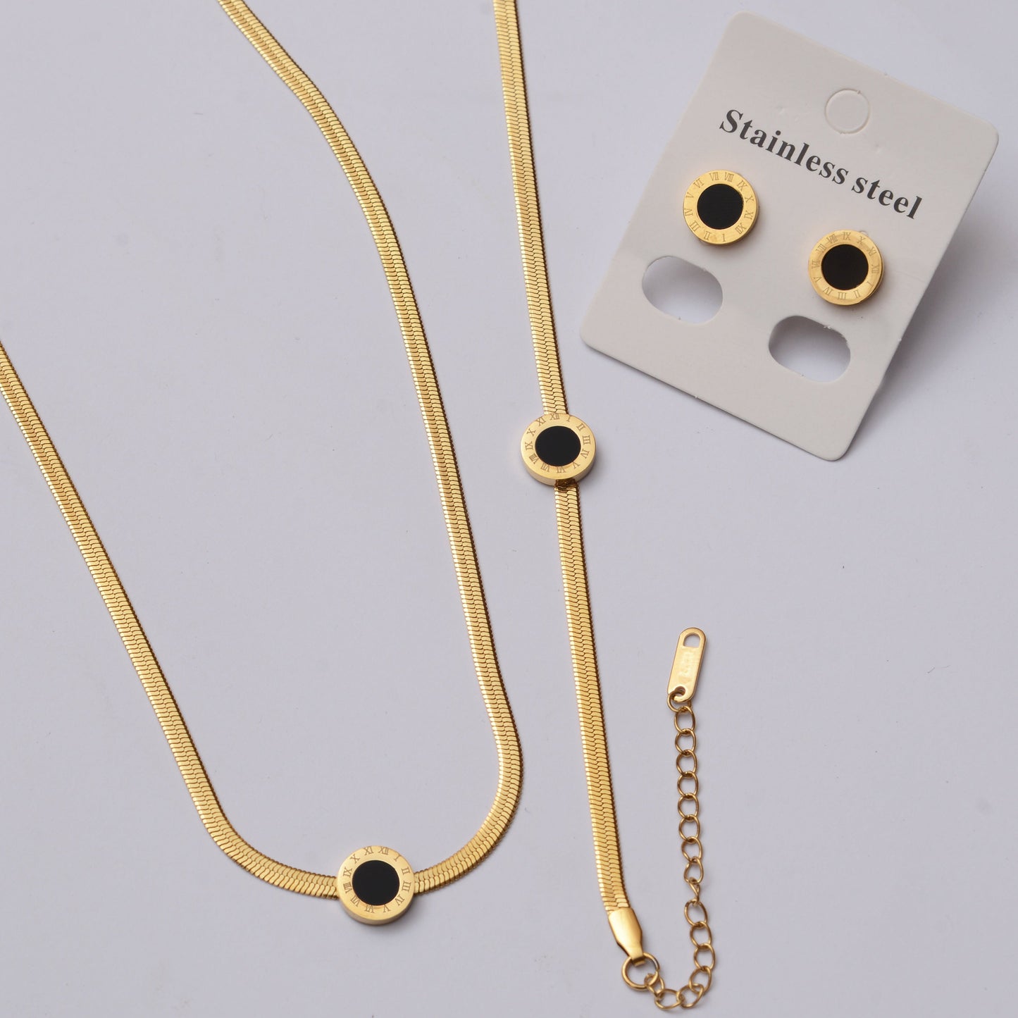 Stainless Steel Circle Of Elegance Set
