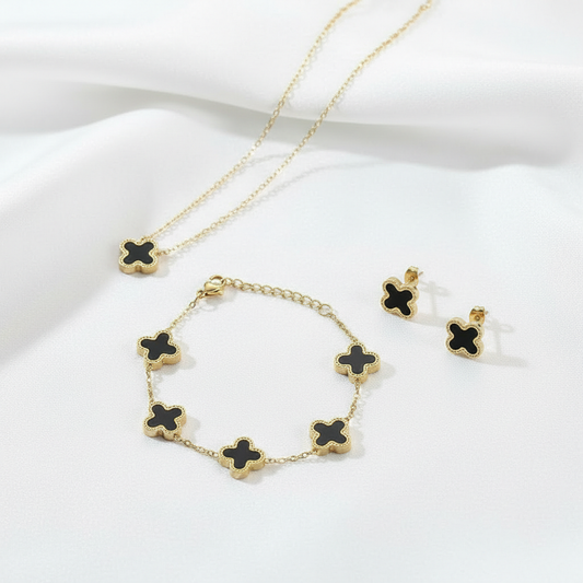 BLACK CLOVER JEWELLERY SET