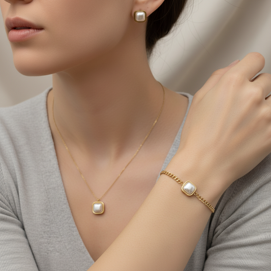 White Pearl Premium Set | Stainless Steel