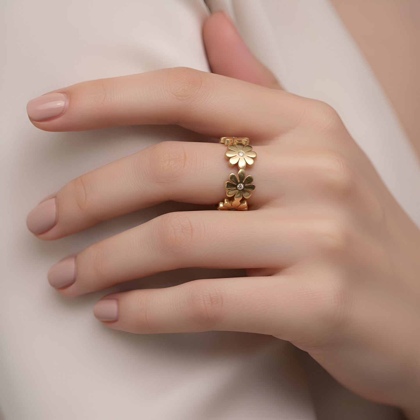 Daisy Flower Ring