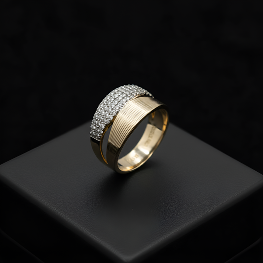 Auric Dome Adjustable Ring