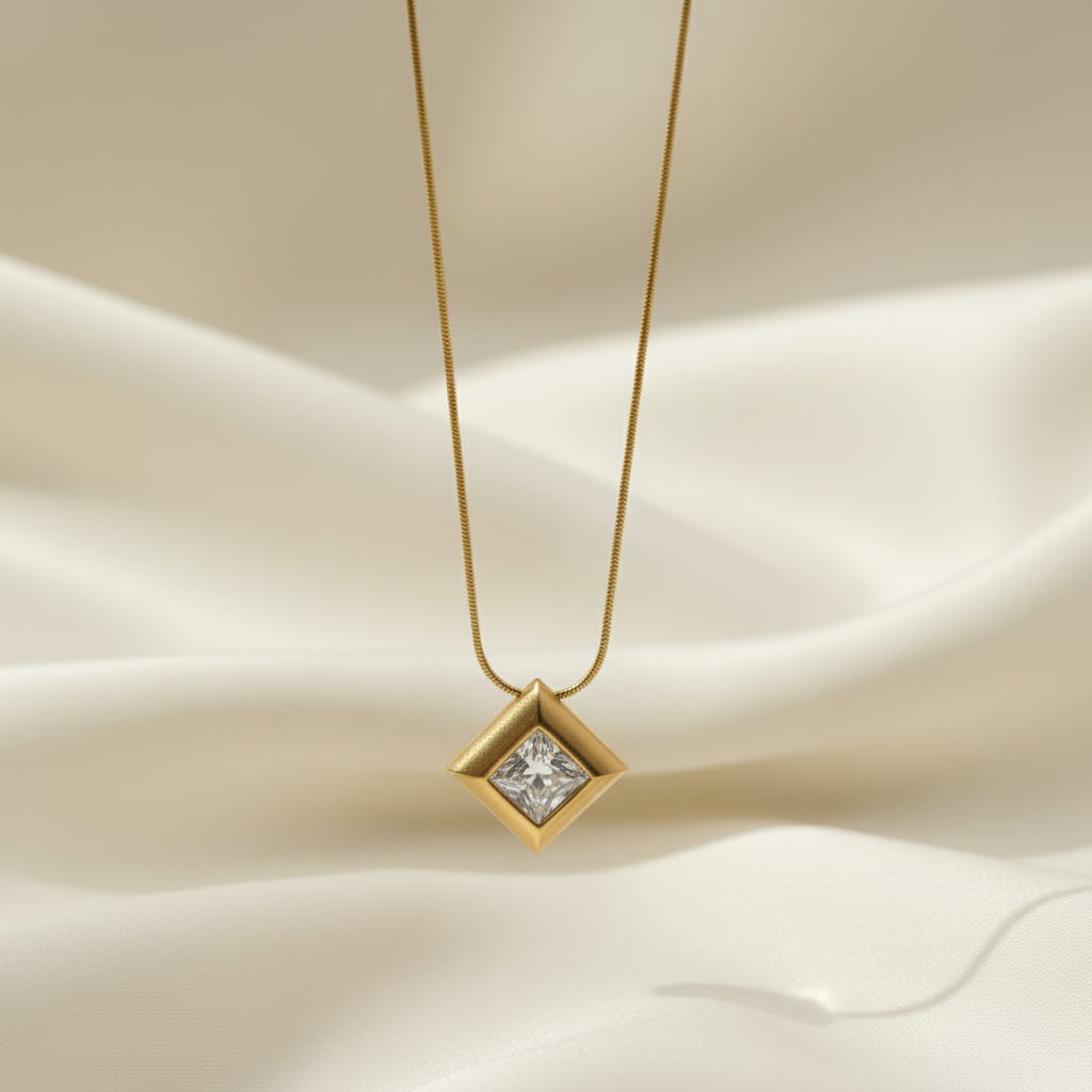 Diamond Bazel Pendant