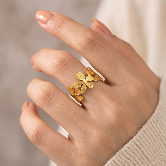 Blossom Wreath Ring - Adjustable