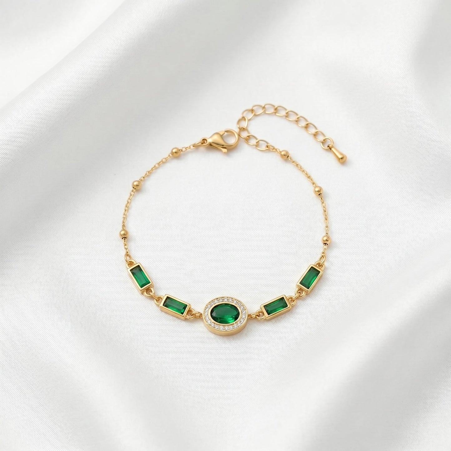 Royal Verdant Charm Bracelet