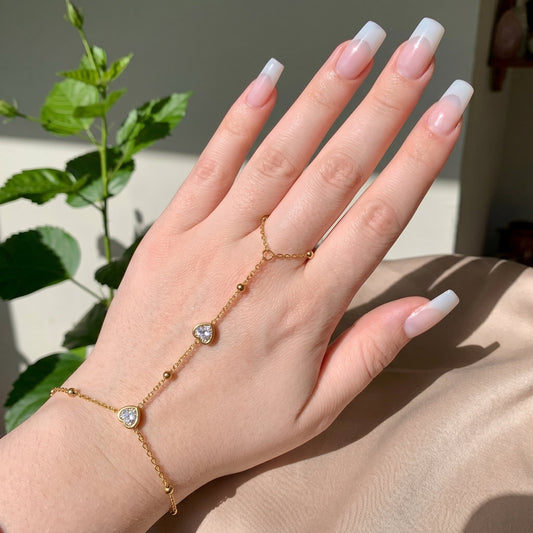 Diamond Heart White Anja